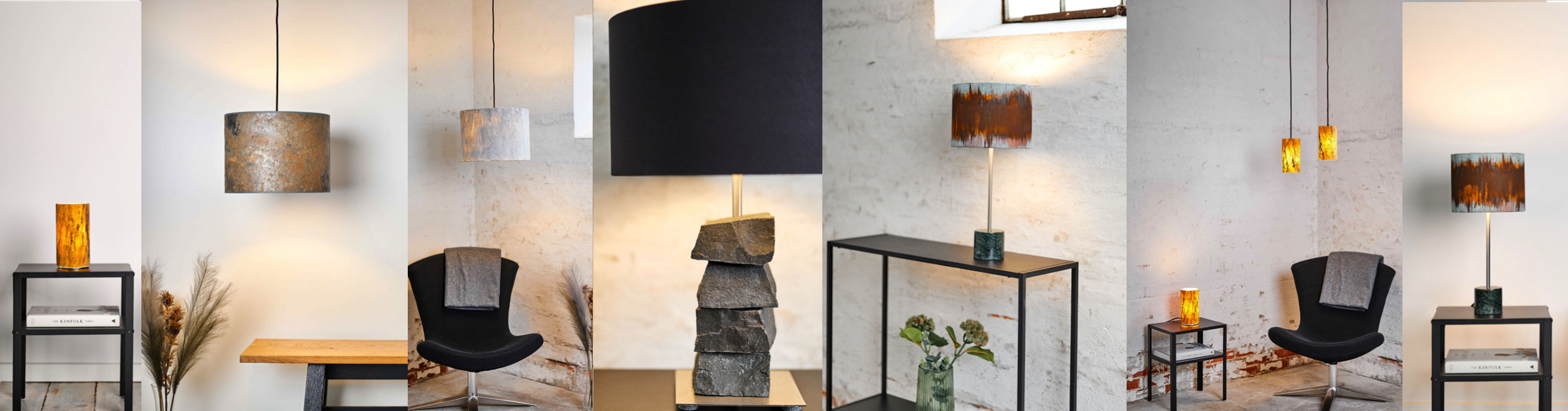 HH LUX&#8217;s exclusive selection of handmade stone-lamps can be customised!