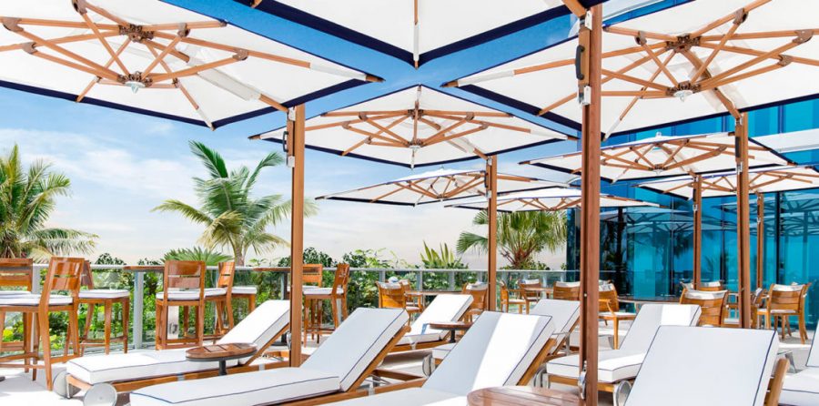 Hotel Umbrella Systems / Hotel Shade Structures
