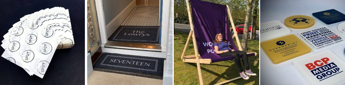 Advertise your Hotel using Branded Entrance Mats, Giant Deckchairs and much more from Aspenprint!