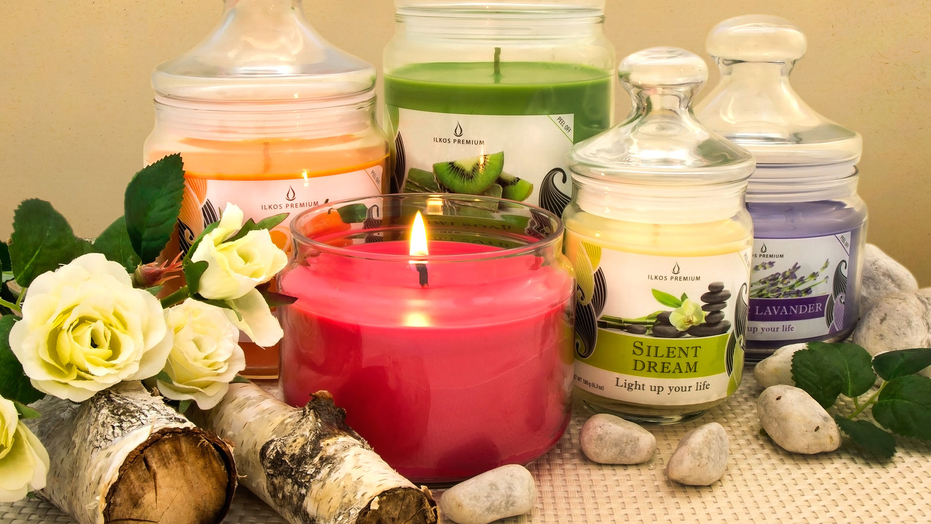 Scented Hotel Candles / Luxury Candles for Hotels / Hotel Garden Candles