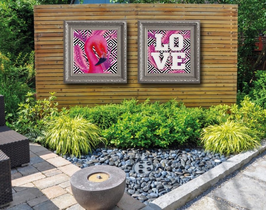 Outdoor Hotel Art / Waterproof Acrylic Wall Art For Hotel Gardens