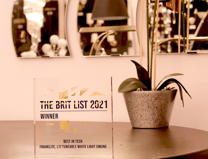 Franklite wins Best in Tech at Brit List Awards 2021