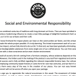 Social and Environmental Responsibility
