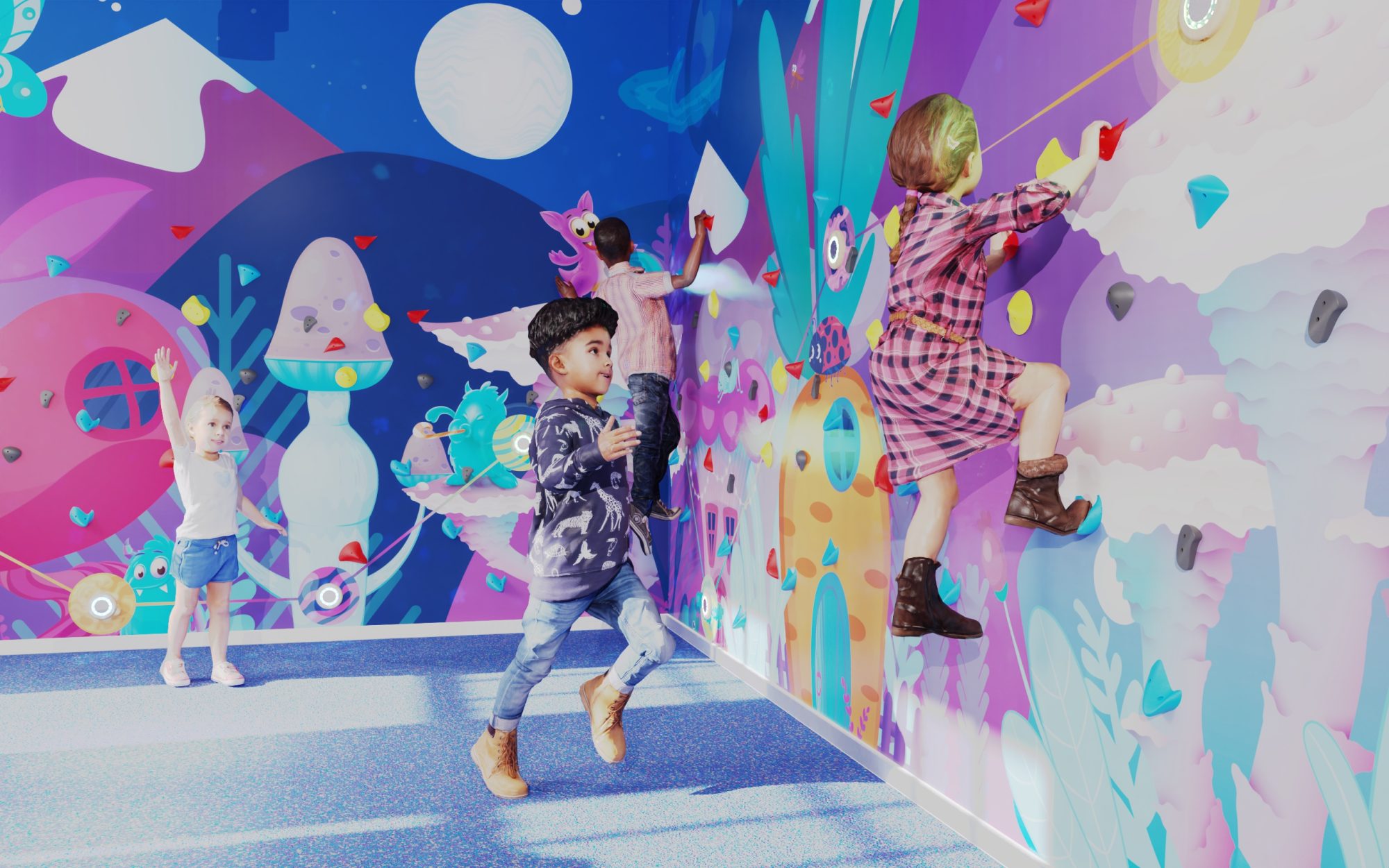 Make exercise fun with IKC&#8217;s interactive wall!