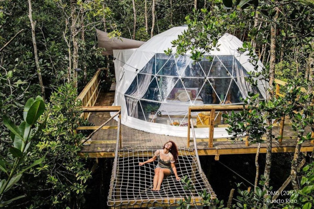 Sustainable Glamping Dome Structures