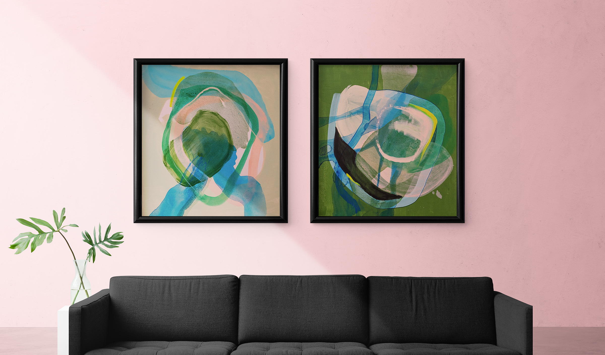 Limited Edition Hotel Art / Original Artwork for Hotels / Abstract Hotel Paintings