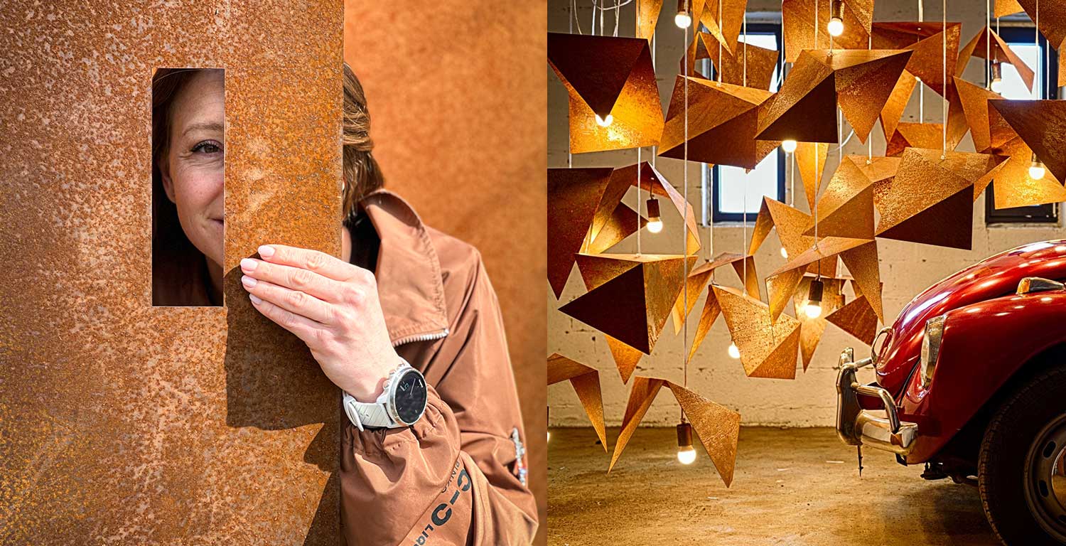 Rust Is New Gold &#8211; Designers Turn Rust into Art with Mesmerizing Lamps