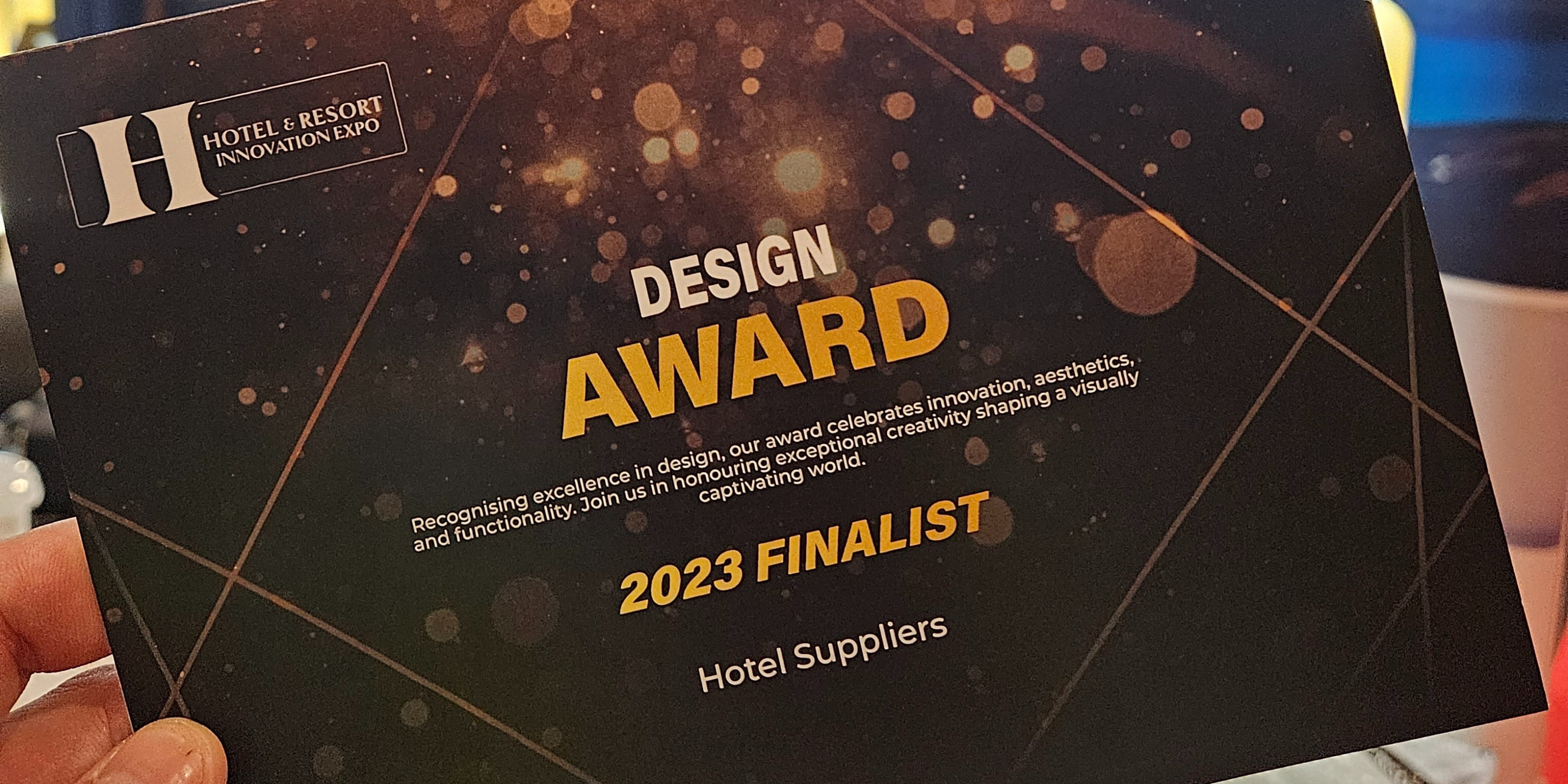 Hotel Suppliers Named Finalists for 2023 Hotel Resort and Innovation Expo Design Award